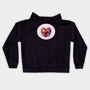 Fluttering Romance Kids Hoodie